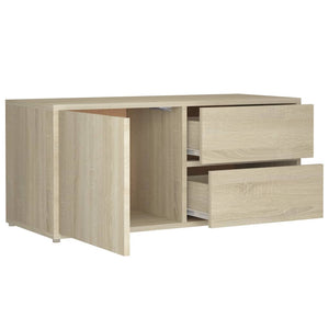 vidaXL TV-Schrank Sonoma-Eiche 80x34x36 cm Holzwerkstoff