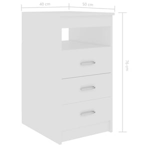 vidaXL Schreibtisch Weiß 140x50x76 cm Holzwerkstoff