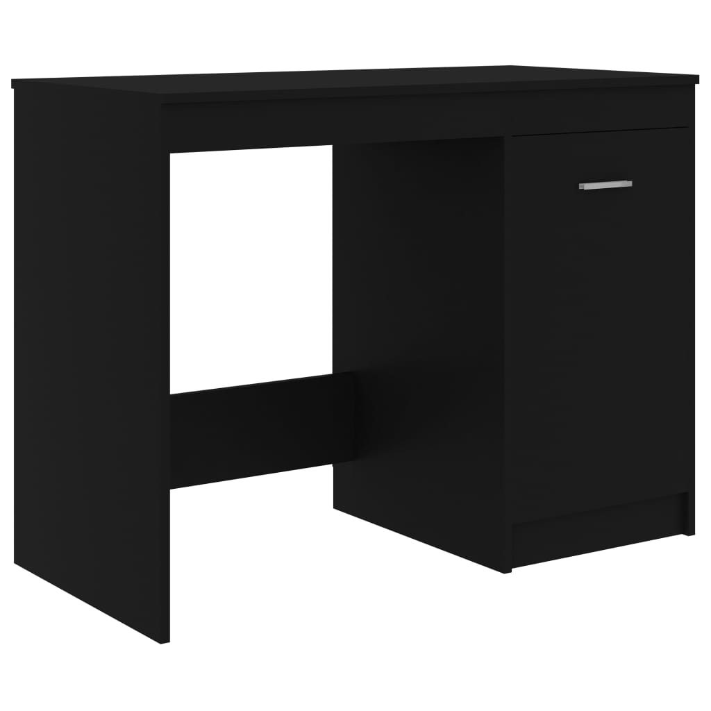 Schreibtisch Schwarz 140x50x76 cm Holzwerkstoff Stilecasa