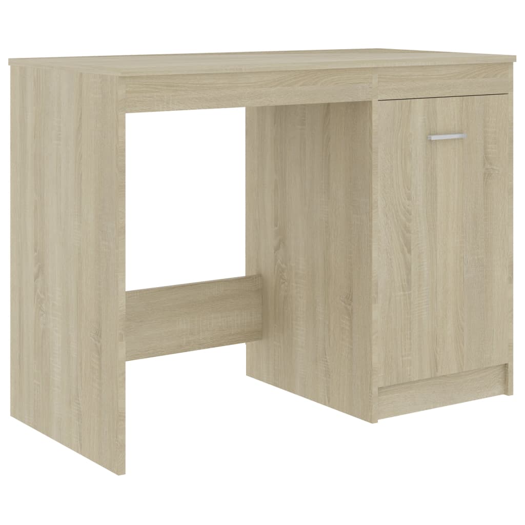 Schreibtisch Sonoma-Eiche 140x50x76 cm Holzwerkstoff Stilecasa