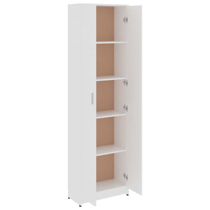 Garderobenschrank Weiß 55x25x189 cm Holzwerkstoff Stilecasa