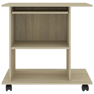 vidaXL Schreibtisch Sonoma-Eiche 80x50x75 cm Holzwerkstoff