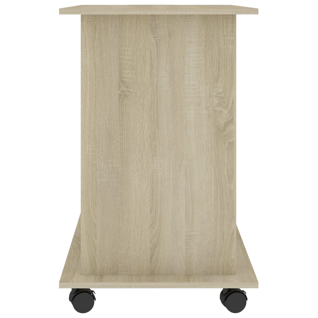 vidaXL Schreibtisch Sonoma-Eiche 80x50x75 cm Holzwerkstoff