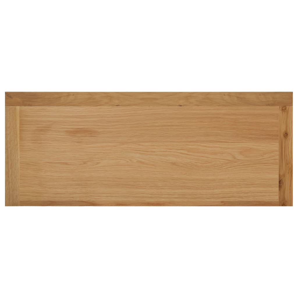 vidaXL Weinschrank für 11 Flaschen 80 x 32 x 80 cm  Eiche Massivholz