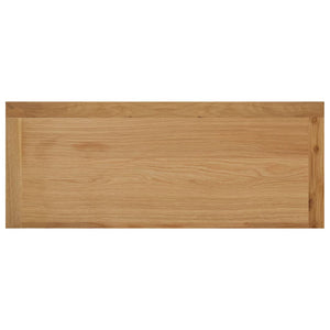 vidaXL Weinschrank für 11 Flaschen 80 x 32 x 80 cm  Eiche Massivholz