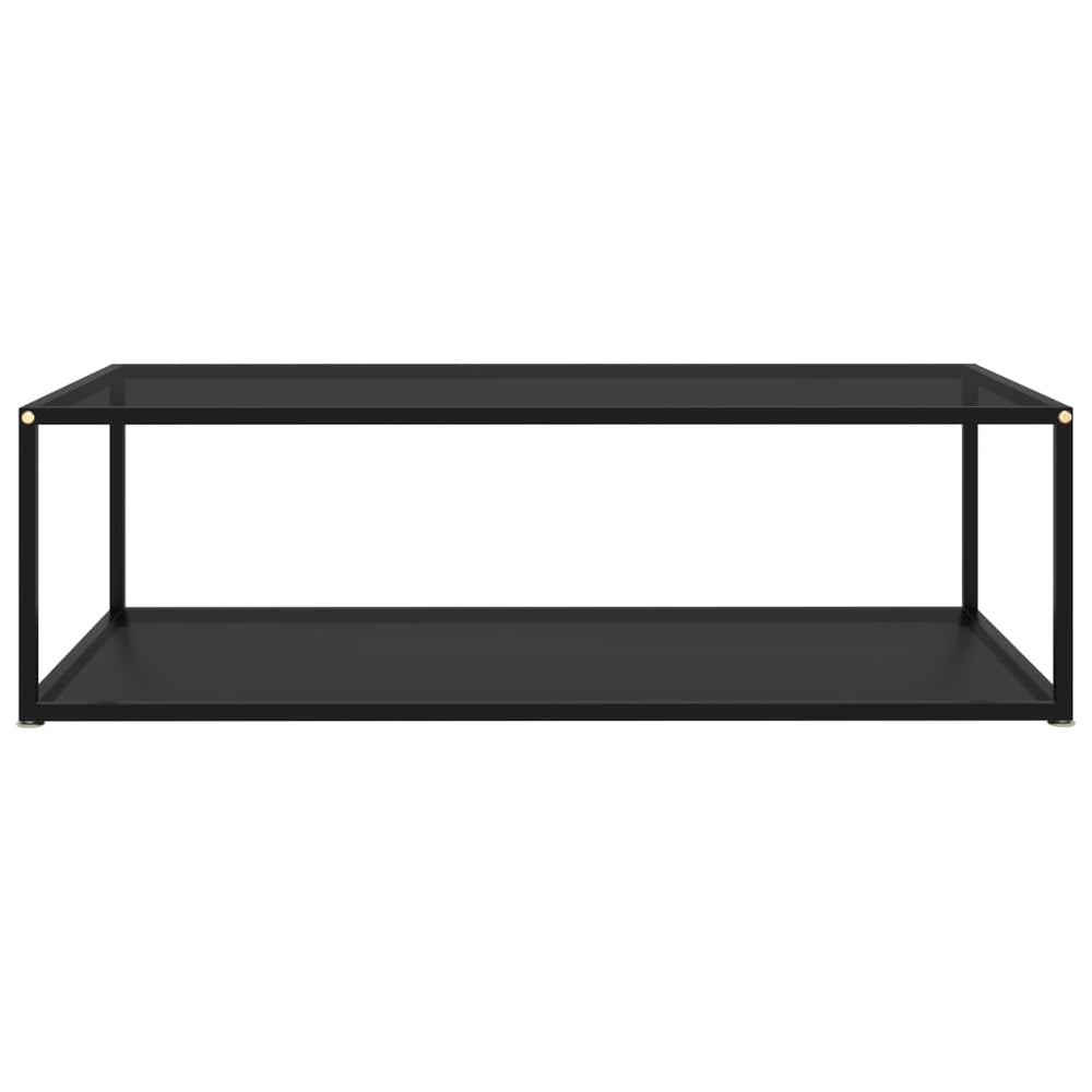 Couchtisch Schwarz 120x60x35 cm Hartglas VIDAXL