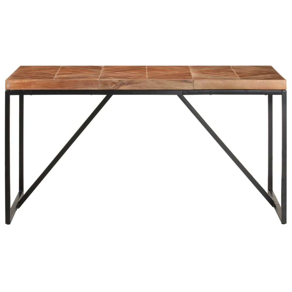 Esstisch 140x70x76 cm Massivholz Akazie und Mango Stilecasa