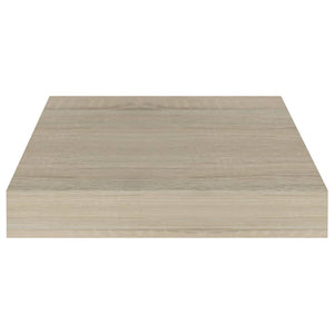 vidaXL Schwebendes Wandregal Eichefarben 23x23,5x3,8 cm MDF