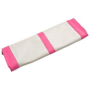 Aufblasbare Gymnastikmatte mit Pumpe 700x100x15 cm PVC Rosa