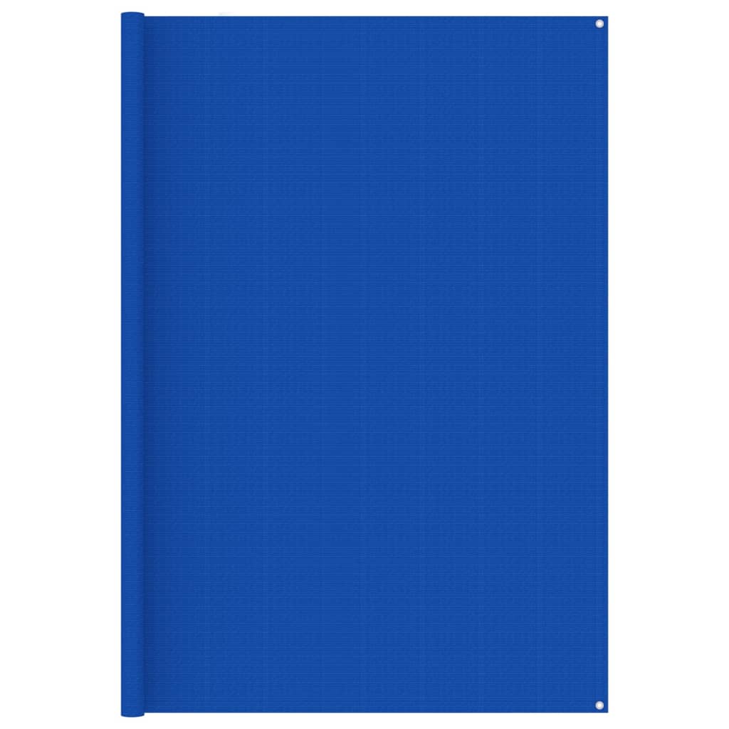 vidaXL Zeltteppich 250x600 cm Blau HDPE