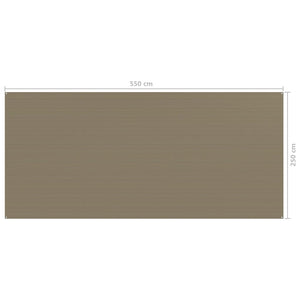 vidaXL Zeltteppich 250x550 cm Taupe