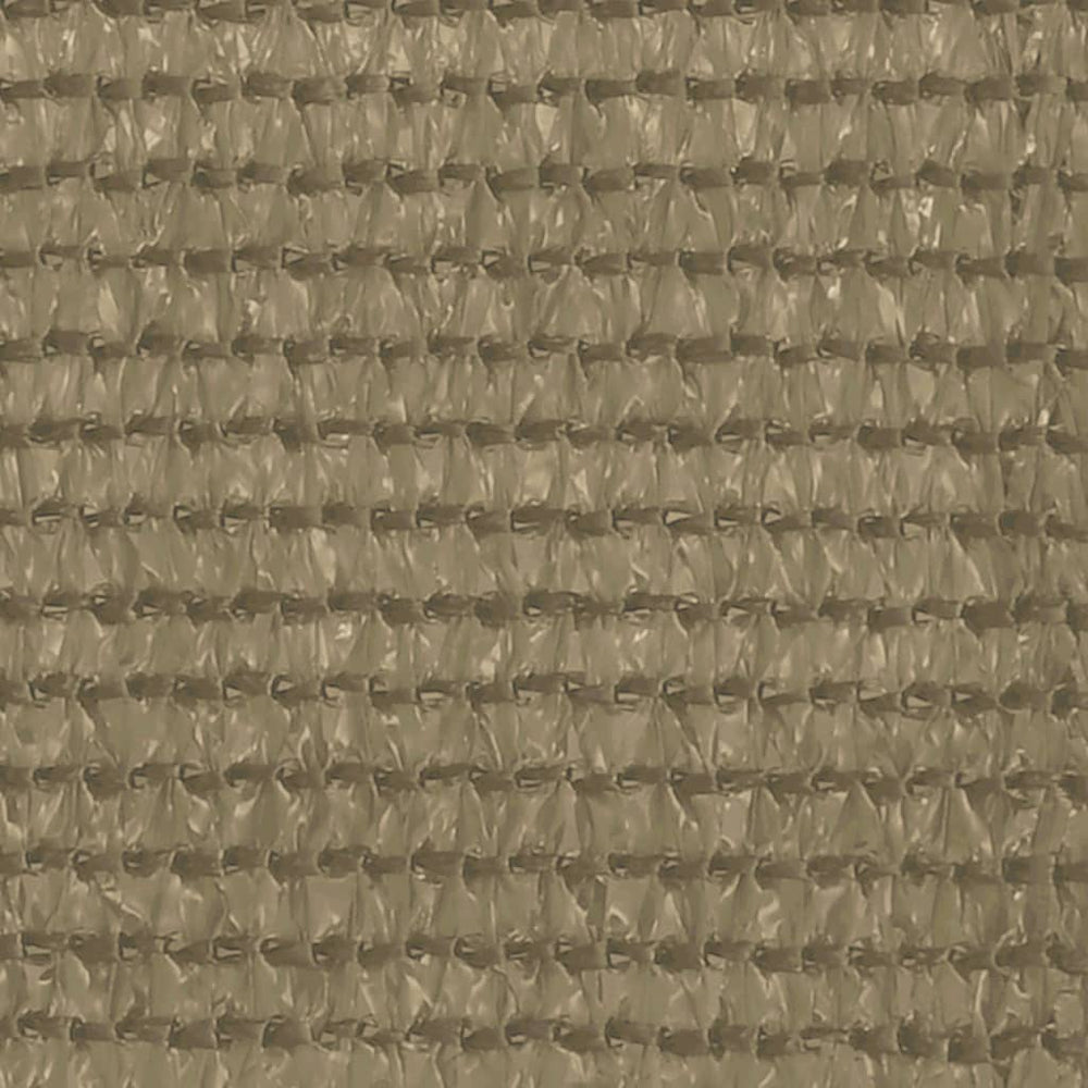 Zeltteppich 400x400 cm Taupe Stilecasa