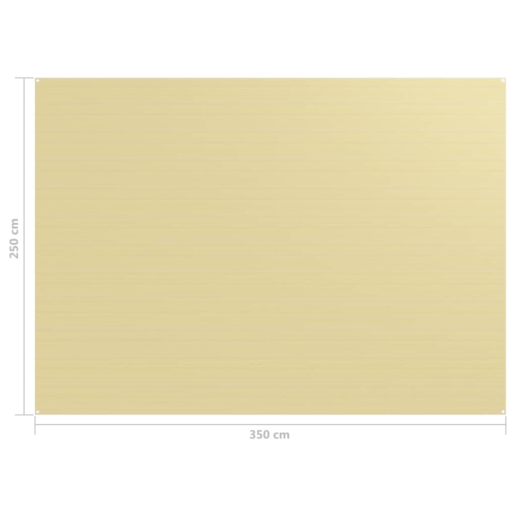 vidaXL Zeltteppich 250x350 cm Beige