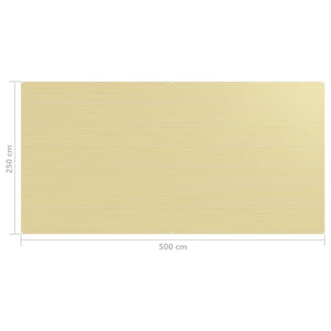 vidaXL Zeltteppich 250x500 cm Beige