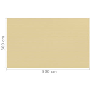 vidaXL Zeltteppich 300x500 cm Beige