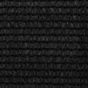 Zeltteppich 200x400 cm Schwarz Stilecasa