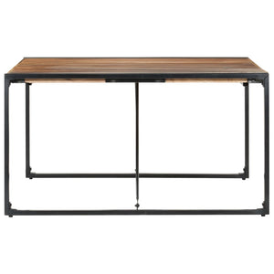 Esstisch 140x140x75 cm Massivholz mit Palisander-Finish