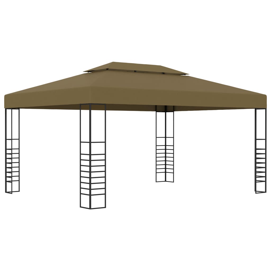 Pavillon 3x4 m Taupe 180 g/m²