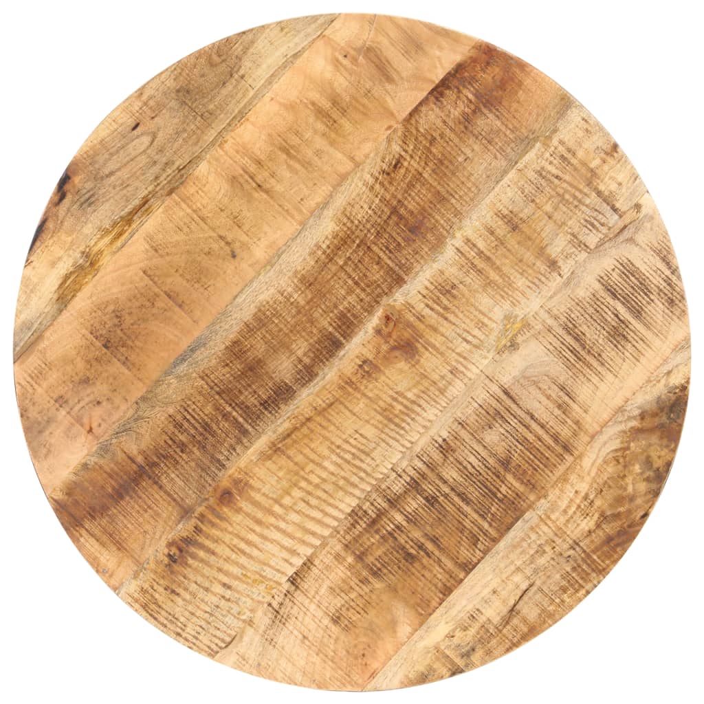 Bistrotisch Rund Ø80x75 cm Raues Mangoholz