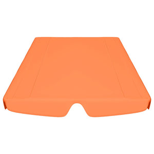 vidaXL Ersatzdach für Hollywoodschaukel Orange 188/168x145/110 cm