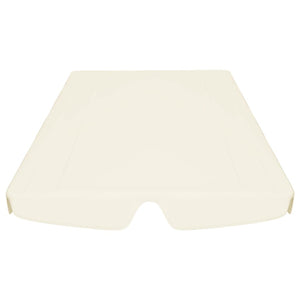 vidaXL Ersatzdach für Hollywoodschaukel Creme 150/130x105/70 cm