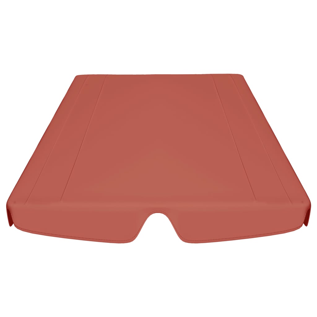 vidaXL Ersatzdach für Hollywoodschaukel Terracotta 150/130x105/70 cm