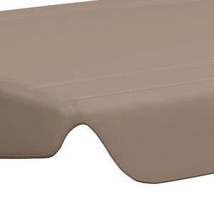 vidaXL Ersatzdach für Hollywoodschaukel Taupe 150/130x105/70 cm