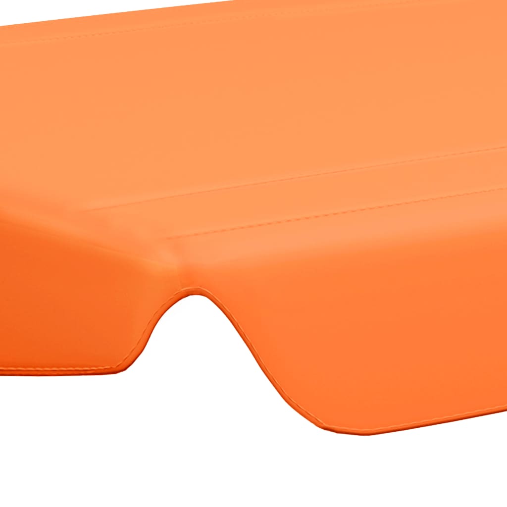 vidaXL Ersatzdach für Hollywoodschaukel Orange 150/130x105/70 cm