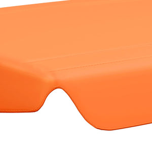 vidaXL Ersatzdach für Hollywoodschaukel Orange 150/130x105/70 cm