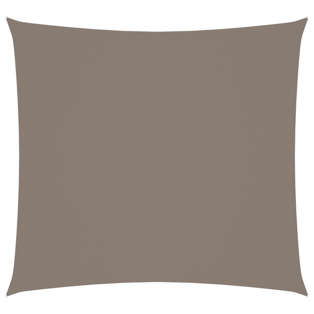 vidaXL Sonnensegel Oxford-Gewebe Quadratisch 5x5 m Taupe