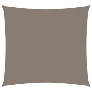 vidaXL Sonnensegel Oxford-Gewebe Quadratisch 5x5 m Taupe