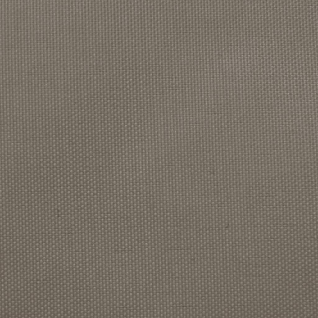 vidaXL Sonnensegel Oxford-Gewebe Quadratisch 5x5 m Taupe