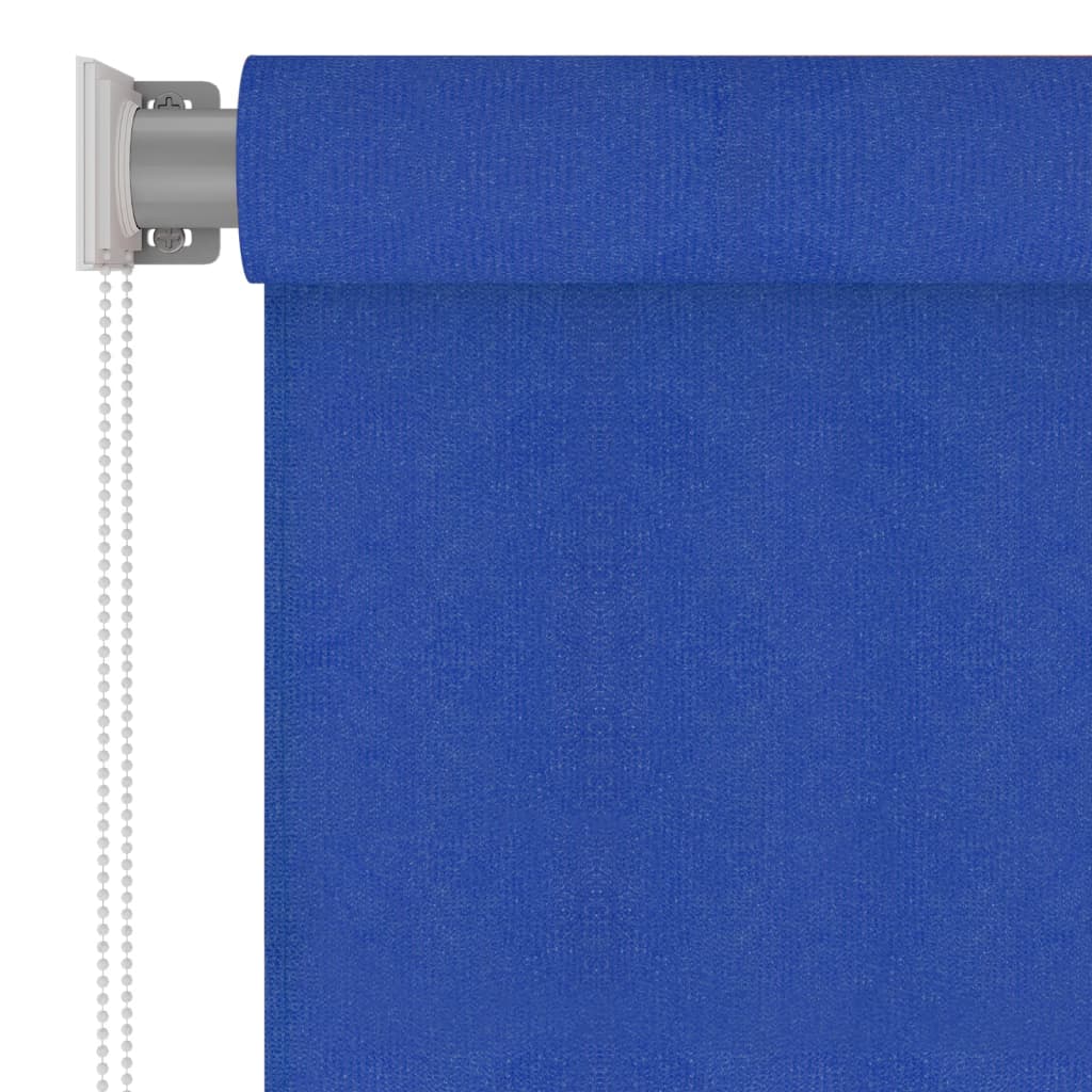 vidaXL Außenrollo 140x230 cm Blau HDPE