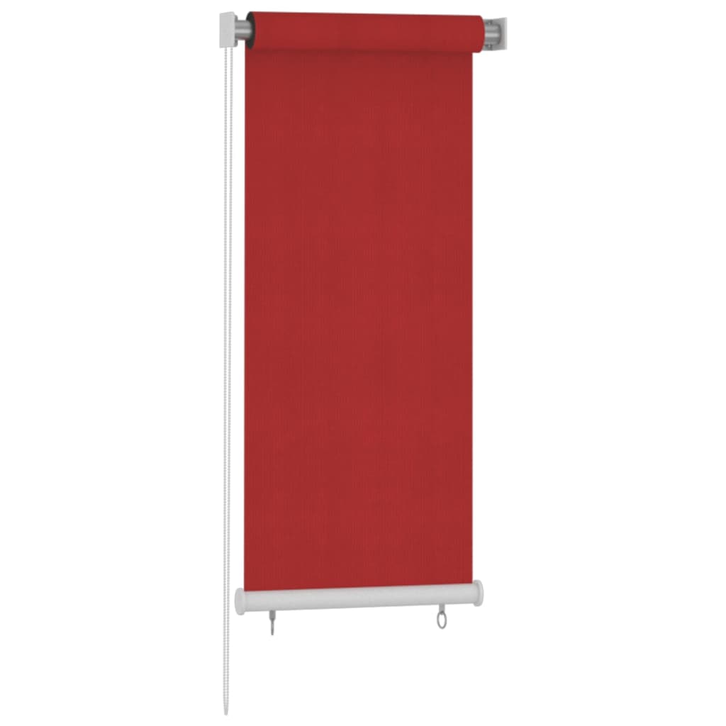 vidaXL Außenrollo 60x140 cm Rot HDPE