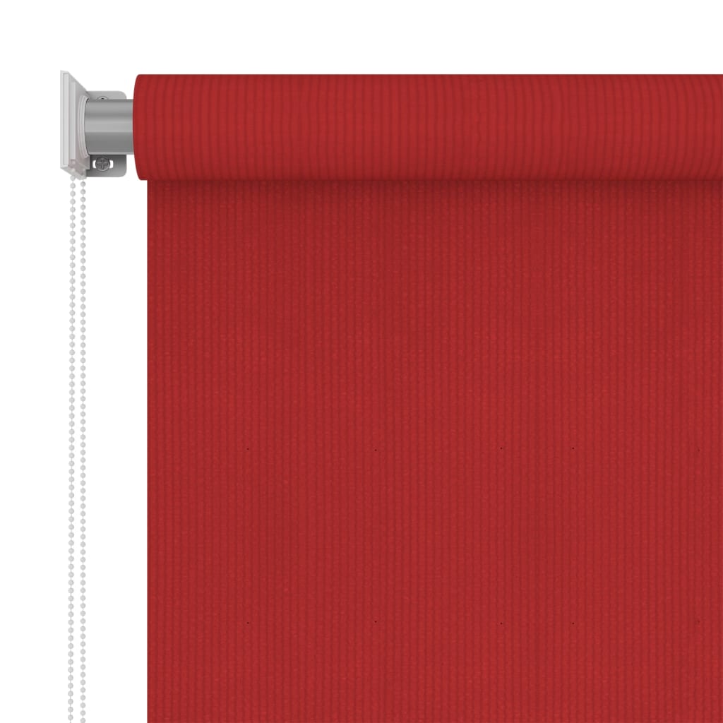 vidaXL Außenrollo 60x140 cm Rot HDPE