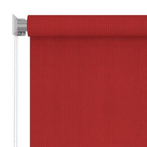 vidaXL Außenrollo 60x140 cm Rot HDPE