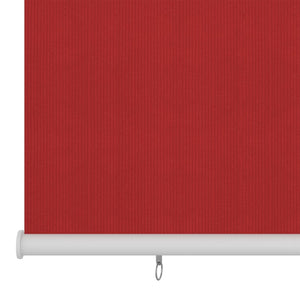 vidaXL Außenrollo 60x140 cm Rot HDPE