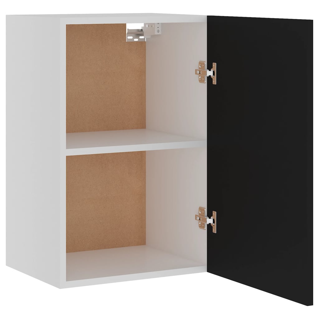 vidaXL Hängeschrank Schwarz 39,5x31x60 cm Holzwerkstoff