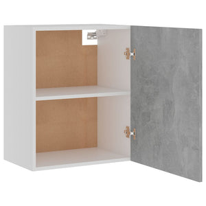 vidaXL Hängeschrank Betongrau 50x31x60 cm Holzwerkstoff