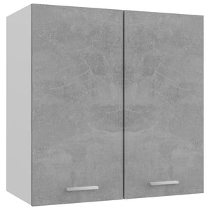 Hängeschrank Betongrau 60x31x60 cm Holzwerkstoff Stilecasa