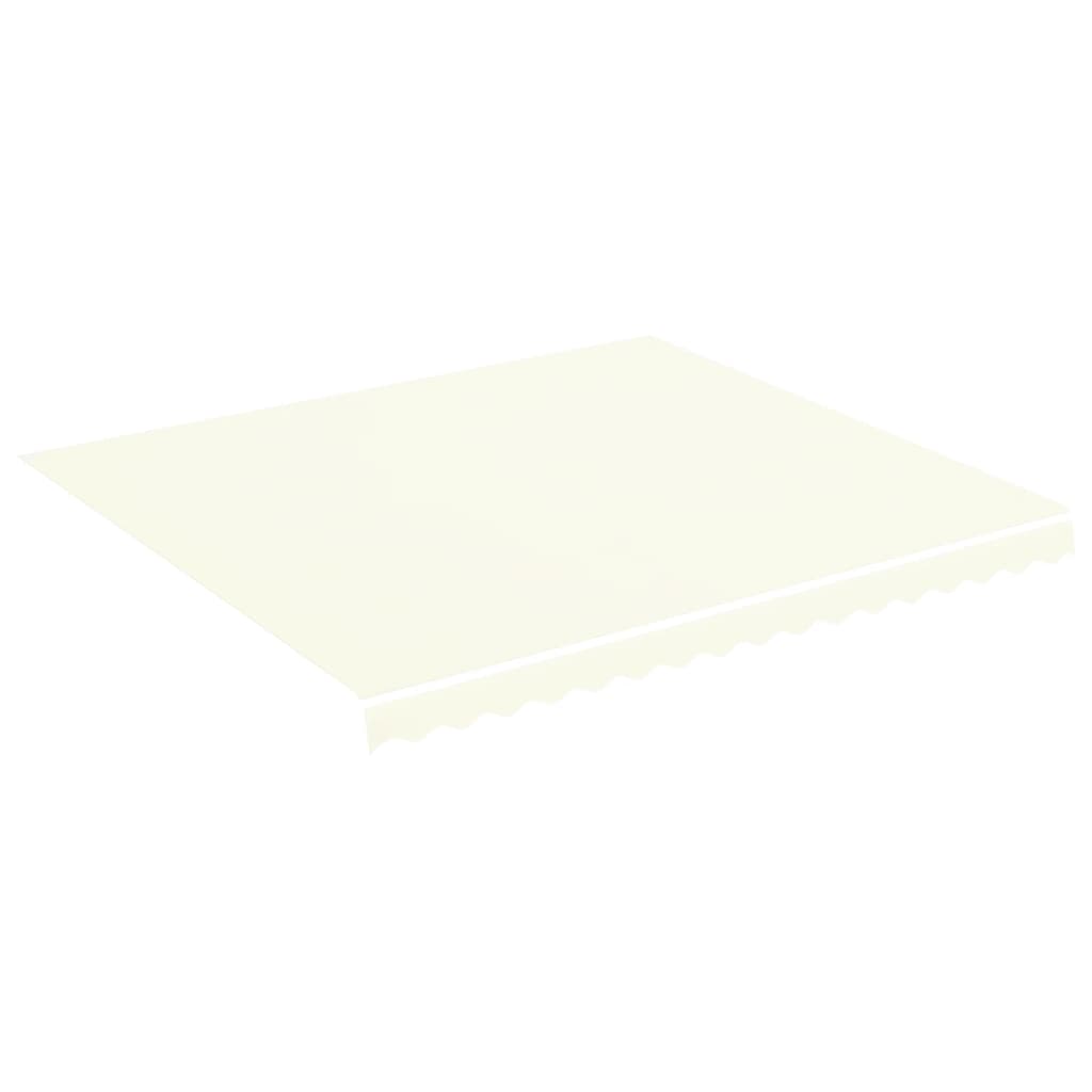 vidaXL Markisenbespannung Creme 4x3,5 m