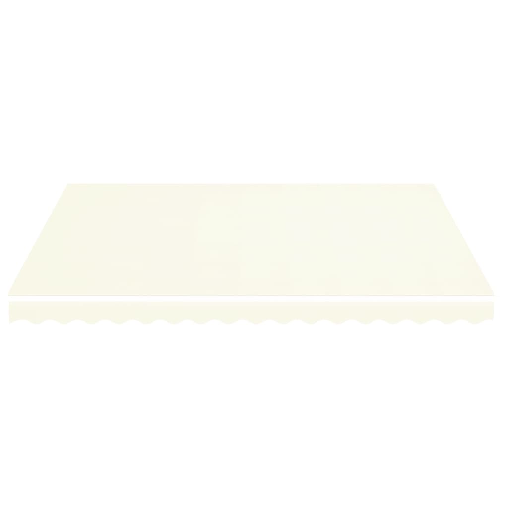 vidaXL Markisenbespannung Creme 4x3,5 m