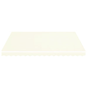 vidaXL Markisenbespannung Creme 4x3,5 m