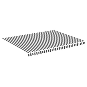 vidaXL Markisenbespannung Anthrazit und Weiß 4,5x3,5 m