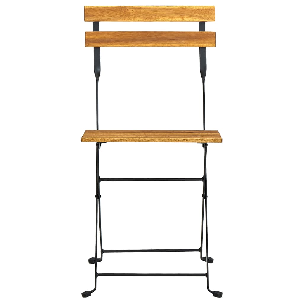 vidaXL 3-tlg. Bistro-Set Klappbar Massivholz Akazie