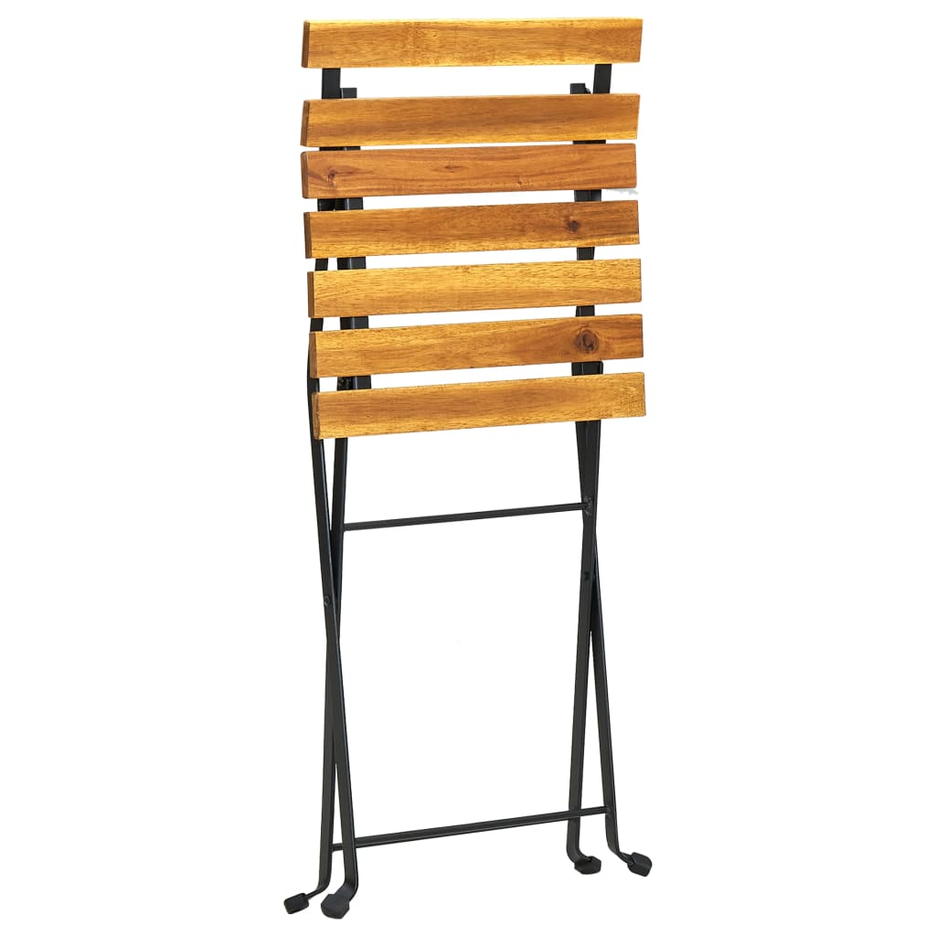 vidaXL 3-tlg. Bistro-Set Klappbar Massivholz Akazie