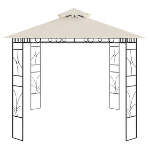 Pavillon 4x3x2,7 m Creme 160 g/m²