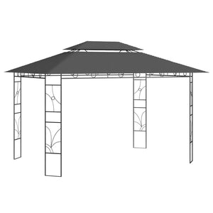 Pavillon 4x3x2,7 m Anthrazit 160 g/m² Stilecasa