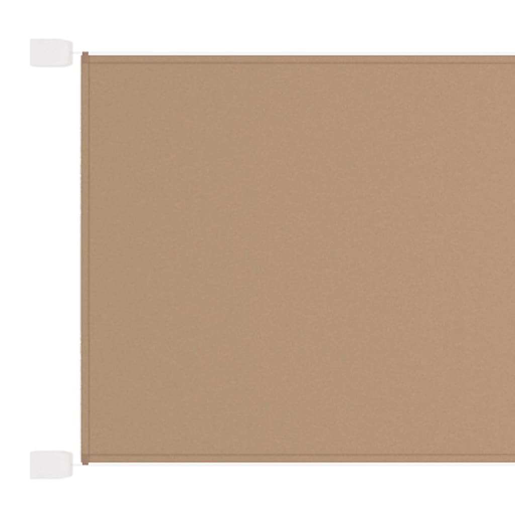 vidaXL Senkrechtmarkise Taupe 250x360 cm Oxford-Gewebe