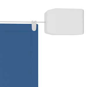 vidaXL Senkrechtmarkise Blau 100x360 cm Oxford-Gewebe